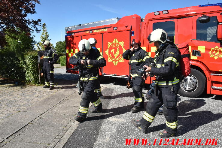 Da strømmen kom igen kom der gas ud i huset. Hans Bundgaards Vej ved Veje. 24/06-2024. KL. 09:44.