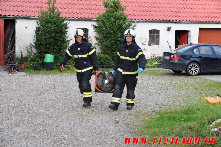 Verisure slog alarm. Lihmskovvej ved Bredsten. 28/06-2024. KL. 21:31.