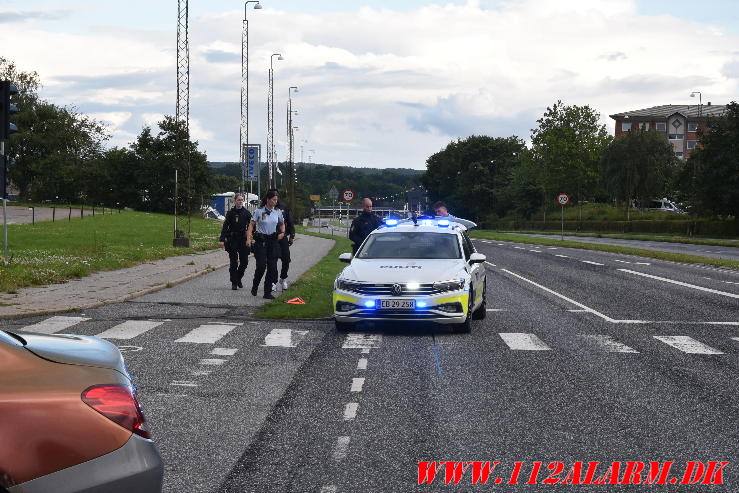 Mindre Trafikuheld. Viborgvej i Vejle. 13/07-2024. KL. 19:35.