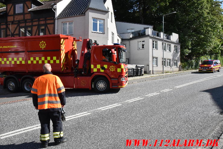 For 2. gang til den samme bil. Mølholmvej i Vejle. 12/09-2024. Kl. 12:51.