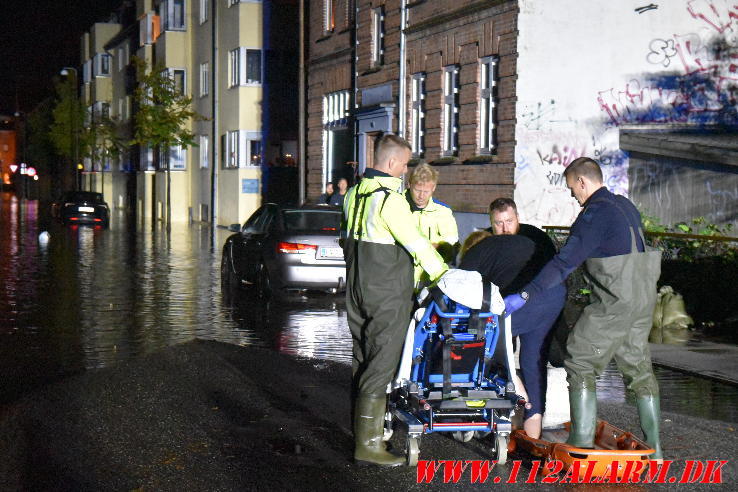 2 små redningsaktioner. Ydunsgade og Staldgaardsgade i Vejle.