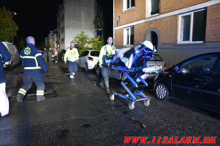 2 små redningsaktioner. Ydunsgade og Staldgaardsgade i Vejle.