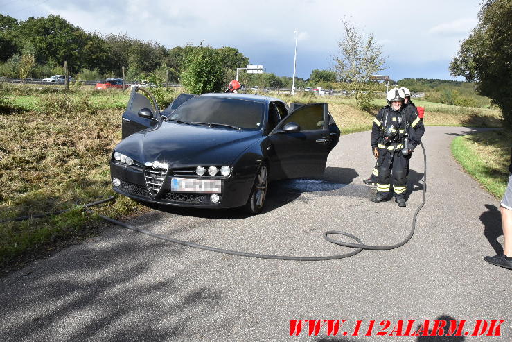 Har forsøgt at brænde bilen af. Svinholtvej i Vejle. 28/09-2024. Kl. 13:11.