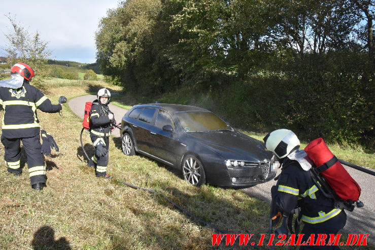 Har forsøgt at brænde bilen af. Svinholtvej i Vejle. 28/09-2024. Kl. 13:11.