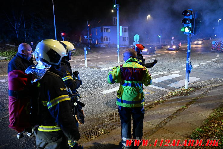 Ild i et Elskab. Østerbrogade i Vejle. 03/10-2024. KL. 21:54.