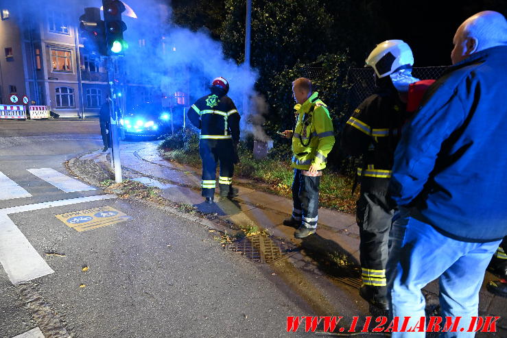 Ild i et Elskab. Østerbrogade i Vejle. 03/10-2024. KL. 21:54.