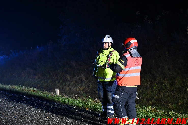 Alvorlig ulykke. Ribevej i Ødsted. 09/11-2024. KL. 23:23.