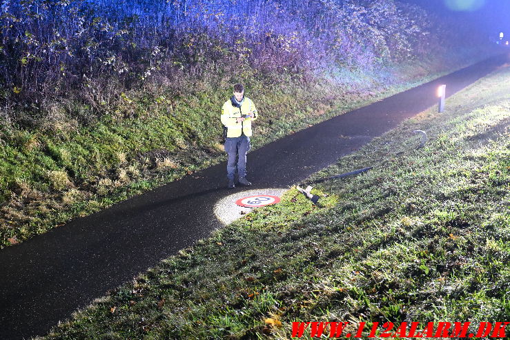 Alvorlig ulykke. Ribevej i Ødsted. 09/11-2024. KL. 23:23.