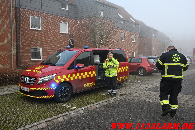 En røgalarm sendte brandvæsnet afsted. Rønnen 22 i Vejle Øst. 19/01-2025. KL. 10:26.