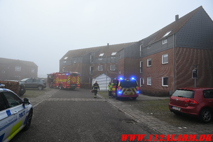 En røgalarm sendte brandvæsnet afsted. Rønnen 22 i Vejle Øst. 19/01-2025. KL. 10:26.